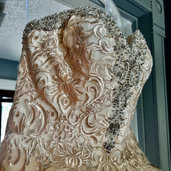 A-Line Wedding Dress - Picture 7 of 11